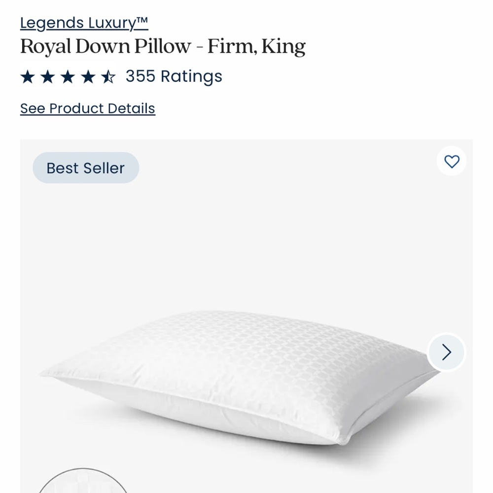 Down Pillows King size